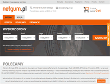 Tablet Screenshot of netgum.pl